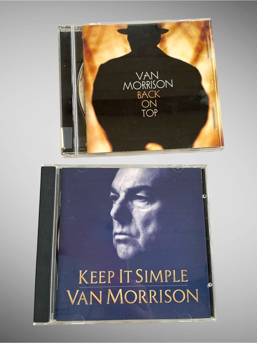 Van Morrison CD Lot Back on Top & Keep It Simple Physical Media